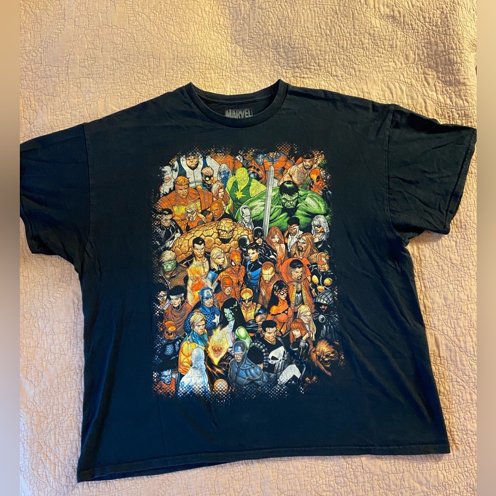 Marvel Superhero Tshirt 2XL